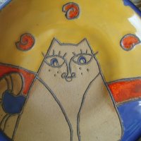 керамична чинийка, снимка 2 - Други ценни предмети - 18828413