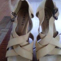 Дамски сандали с ток, снимка 2 - Сандали - 21516939