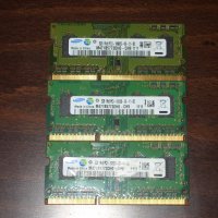 SODIMM памет Samsung 2GB DDR3, снимка 1 - Части за лаптопи - 25658226