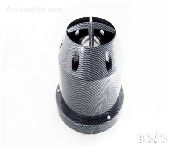 Въздушен спортен филтър хром,карбон 2503, снимка 1