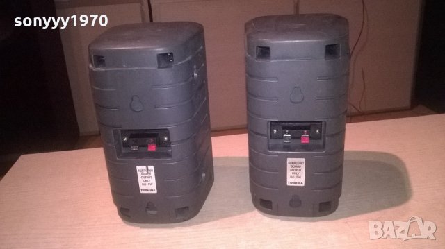 toshiba suround speaker-внос швеицария-21х14х12см, снимка 7 - Тонколони - 22004087