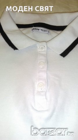 Юношеска блуза с якичка и къс ръкав, снимка 1