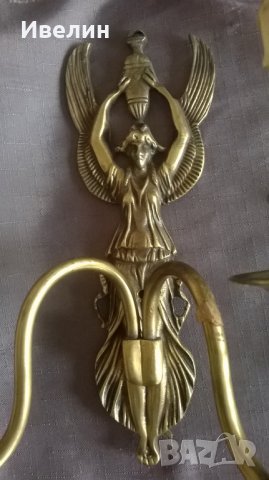два барокови аплика за стена, снимка 2 - Лампи за стена - 23809223