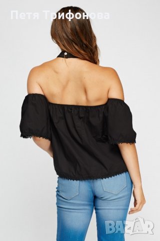 ЛИКВИДАЦИЯ НАЛИЧЕН Топ в розово дантелен чокър С/М размер от Англия, снимка 2 - Корсети, бюстиета, топове - 22065894