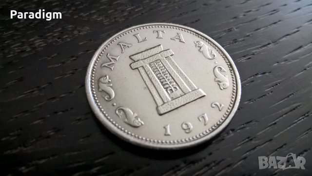 Монета - Малта - 5 цента | 1972г., снимка 3 - Нумизматика и бонистика - 25910128