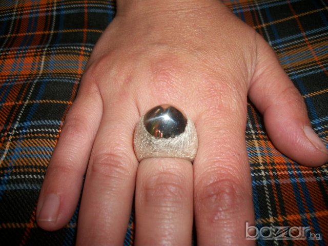 сребърен пръстен, снимка 3 - Пръстени - 7736144