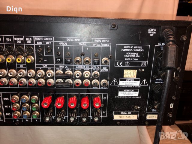 Топ модел Harman/Kardon AVR-7000, снимка 14 - Ресийвъри, усилватели, смесителни пултове - 25930728