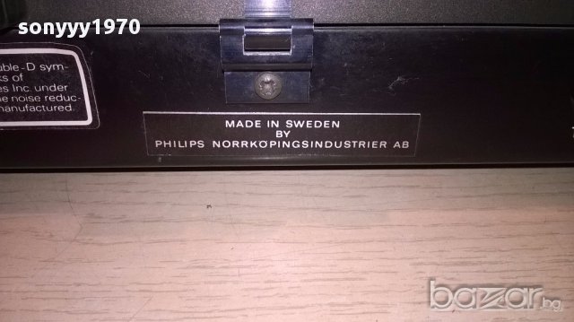 Philips 967/50s made in sweden-tuner/phono/deck/ampli-внос швеицария, снимка 11 - Ресийвъри, усилватели, смесителни пултове - 15240803