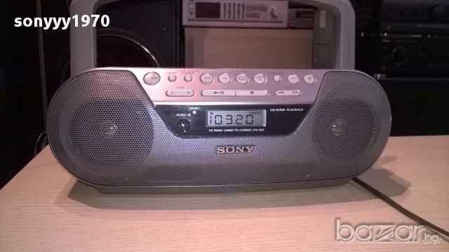 Sony cfd-s05 cd/tuner/cassette/aux-внос швеицария, снимка 3 - Радиокасетофони, транзистори - 15264351