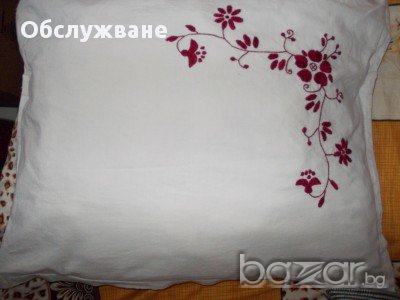 Ръчно бродирана калъфка за възглавница от Северо-Западна България, нова!, снимка 1 - Спално бельо - 15723046