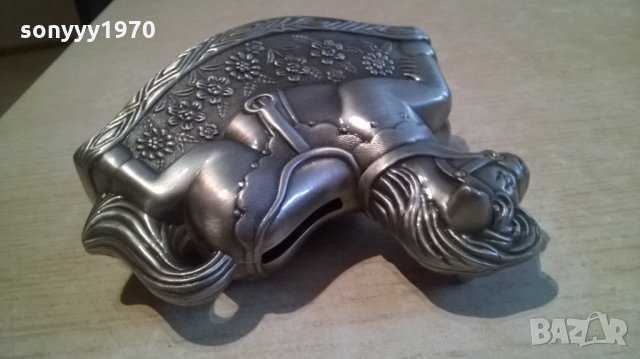 антика-кон/касичка-метален-14х12х6см-внос швеицария, снимка 8 - Колекции - 24323007