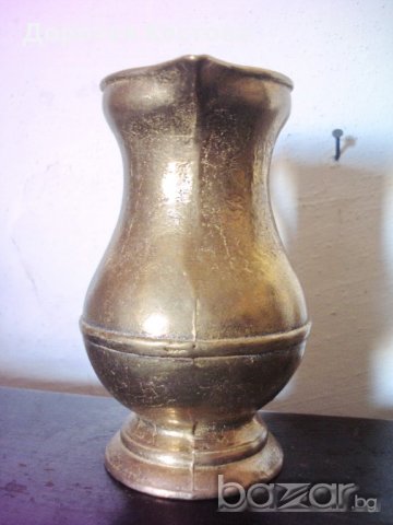 Стара бронзова каничка, снимка 4 - Антикварни и старинни предмети - 20759983