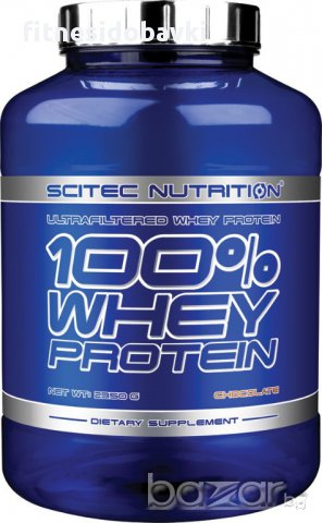 Scitec Nutrition 100% Whey Protein, 2.35 кг, снимка 1 - Хранителни добавки - 16206519