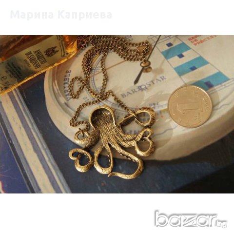 Колие "Октопод". Карибски пирати /К-76/, снимка 2 - Колиета, медальони, синджири - 9056771
