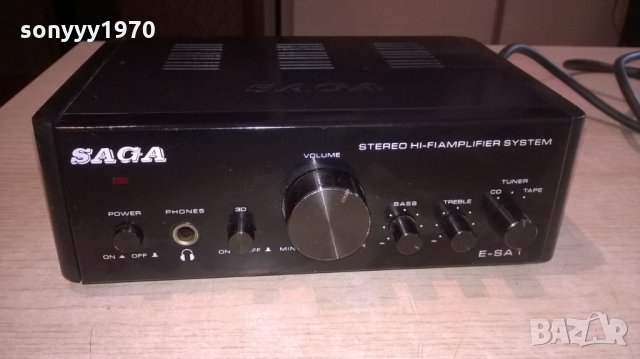 saga e sa-1 hifi amplifier-внос швеицария