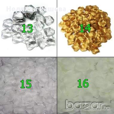 100 бр.за 4 лв. Червени изкуствени Листа от Роза!!!, снимка 4 - Декорация за дома - 11619684