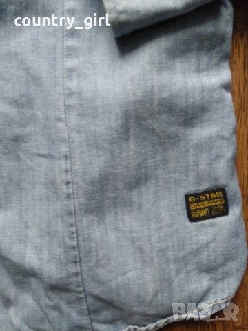 G-star Legion Slim Denim shirt wmn - страхотна дамска риза, снимка 3 - Ризи - 23765676