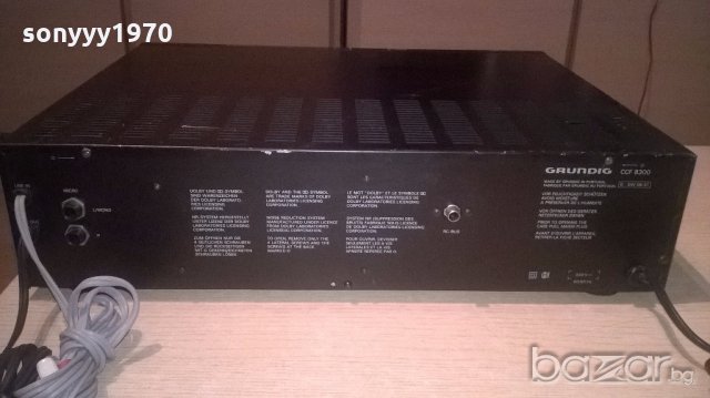 Grundig ccf 8300 deck-внос швеицария, снимка 14 - Ресийвъри, усилватели, смесителни пултове - 18673893