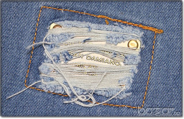 D&G Dolce and Gabbana Patch Metal Plate Мъжки Къси Дънки size 46 (30), снимка 6 - Дънки - 6839102