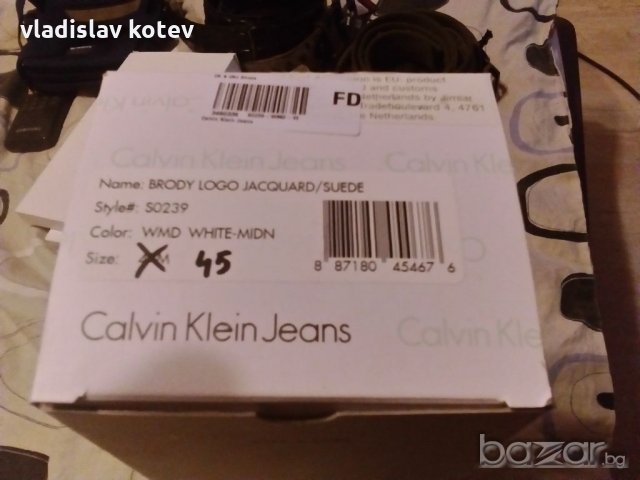 Джапанки Calvin Klein Jeans, снимка 4 - Джапанки - 21070430