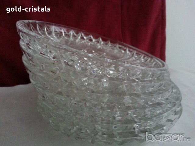 сервиз кристални чинии полски кристал , снимка 17 - Антикварни и старинни предмети - 20064278