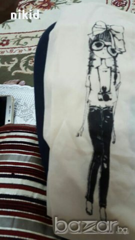 ефектен дамски чорапогащник принт татос момиче, снимка 2 - Бельо - 17056838