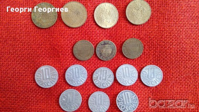 Австрийски монети, 15 броя, емисии от 1962г. до 1993г., много запазени, снимка 10 - Нумизматика и бонистика - 17128420