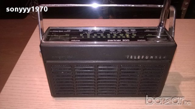 Ретро колекция-telefunken partner 200-внос швеицария, снимка 4 - Ресийвъри, усилватели, смесителни пултове - 15872429
