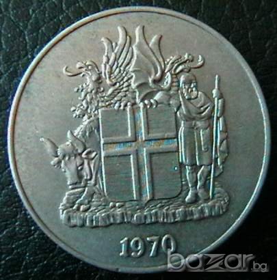 10 крони 1970, Исландия, снимка 2 - Нумизматика и бонистика - 7506357