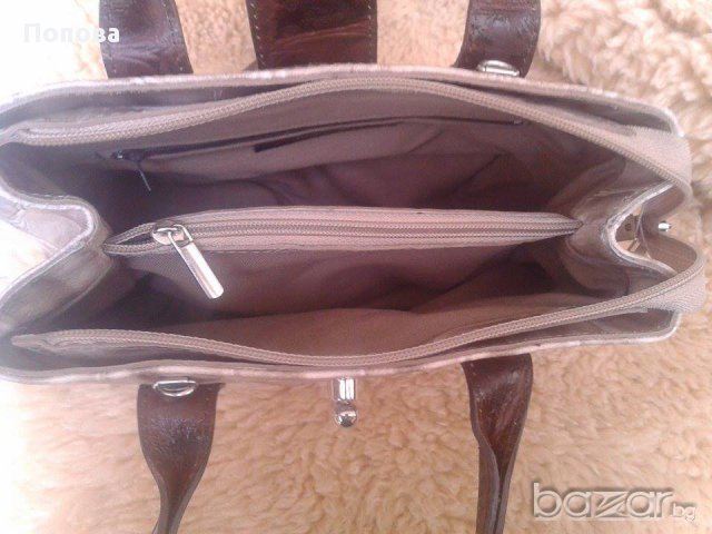 Маркова чанта  естествена кожа  италианска, снимка 4 - Чанти - 14780230