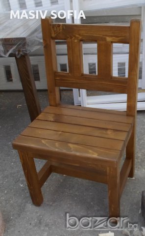 Дървени столове и маси по поръчка, снимка 5 - Обзавеждане за заведение - 17661898