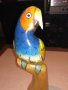 ретро колекция-папагал-дърво/лак-33х10см-внос франция, снимка 14