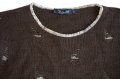 Pina Lia дамска вълнена кафява блуза пуловер, снимка 2