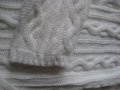 Снежно бяло поло пуловер, снимка 3