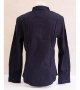 Тъмносиня вталена мъжка риза Armani - L/XL, снимка 2