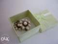 Сребърен комплект с перли, снимка 1 - Бижутерийни комплекти - 11124878