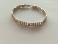 Сребърна гривна , ръчна изработка -проба 950 сребро , снимка 2