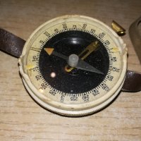 АНТИК-компас-руска ретро колекция с кожена каишка-водомер, снимка 2 - Колекции - 20576322