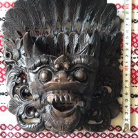 дървени маски-3 броя дърворезба, снимка 13 - Антикварни и старинни предмети - 26014195