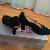 Черни официални обувки от кадифе, снимка 3 - Други - 21930986