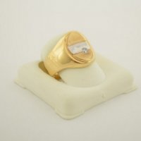  златен пръстен 47665-2, снимка 3 - Пръстени - 22346466