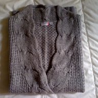 ПЛЕТЕНА СИВА БЛУЗА БЕЗ РЪКАВИ , снимка 5 - Блузи с дълъг ръкав и пуловери - 13999434