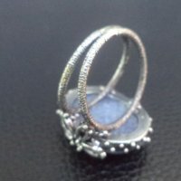 Сребърен пръстен ахат 2 модела, снимка 2 - Пръстени - 25600242