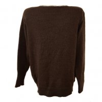 Pina Lia дамска вълнена кафява блуза пуловер, снимка 3 - Блузи с дълъг ръкав и пуловери - 23495422