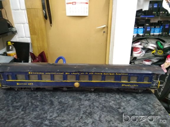 Голям дървено метален вагон, снимка 1