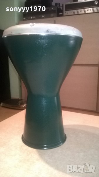 ГОЛЯМА ЗЕЛЕНА ТАРАМБУКА 40х25см-МЕТАЛНА-нова от сирия, снимка 1