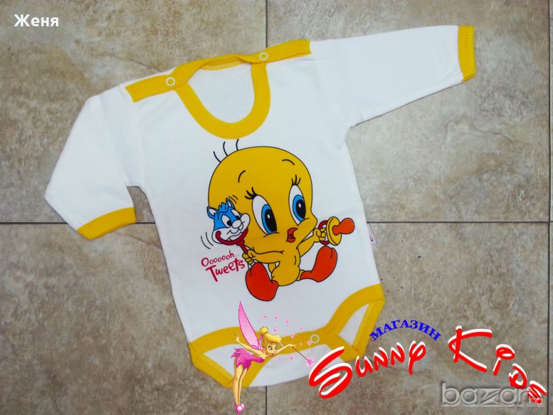 Боди "Tweety"  68см.; 86см.; 92см. и 98см., снимка 1