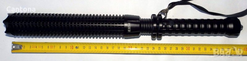 Метална бухалка-фенер POLICE със ZOOM 310/415, снимка 1