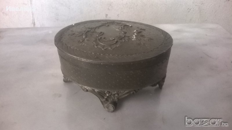 антикварна кутийка за бижута, снимка 1