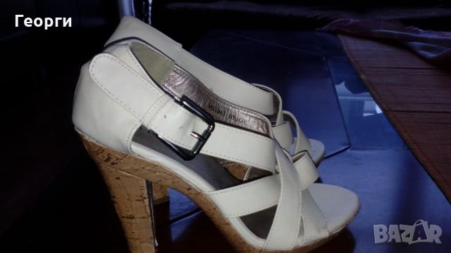 Дамски сандали с ток, снимка 1